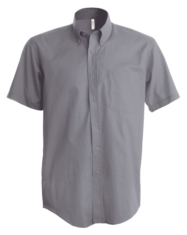 Kariban pánská košile Oxford - Stříbrná - Stříbrná / Stříbrná