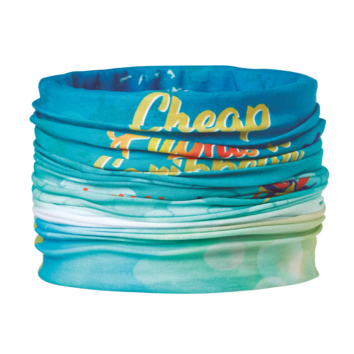 Zakázkový multifunkční šátek s UPF50+ - Vícebarevná