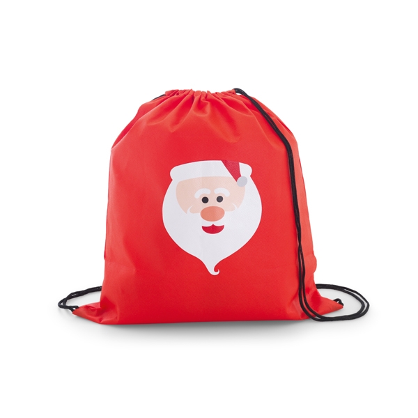 Lehký batoh s vánočním motivem - Červená - Červená