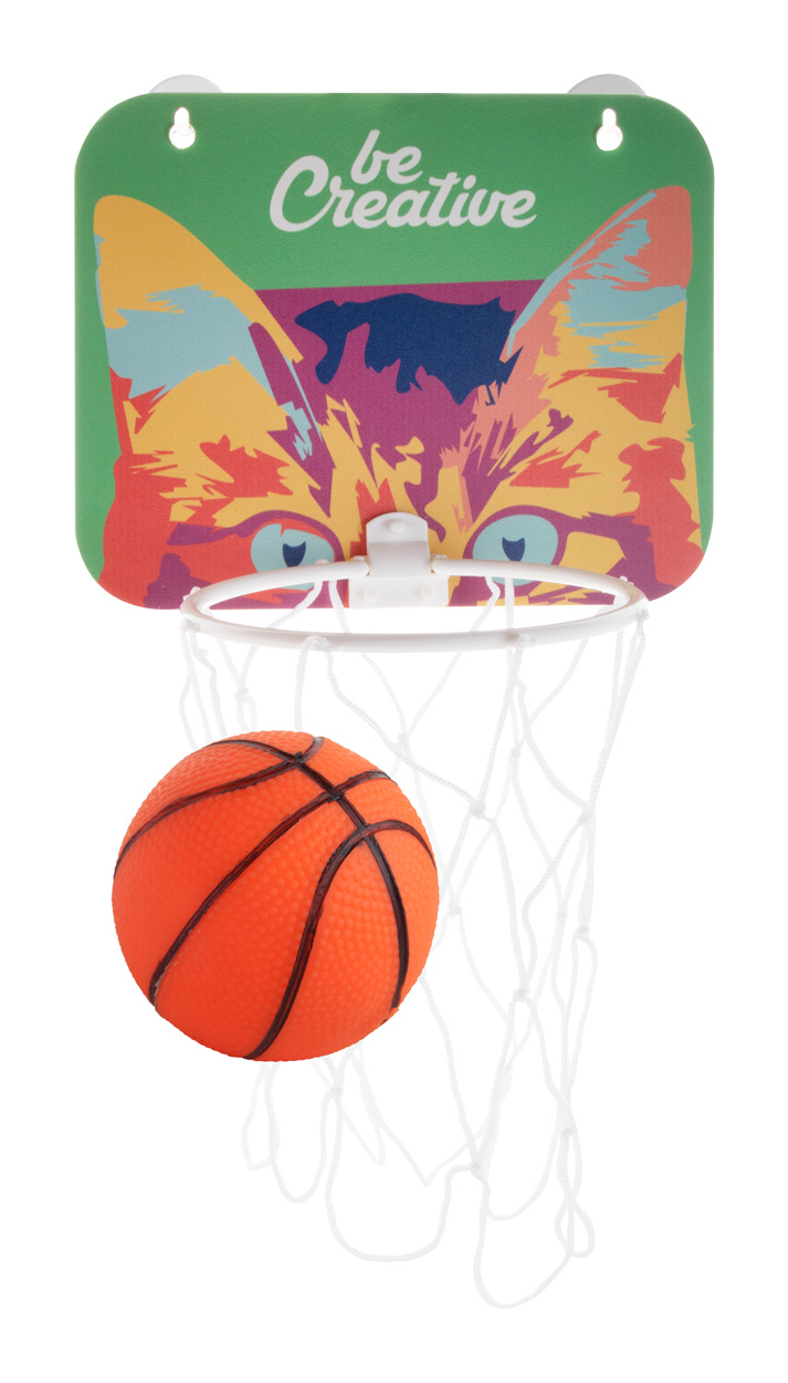 Basketbalový koš s míčem - Vícebarevná