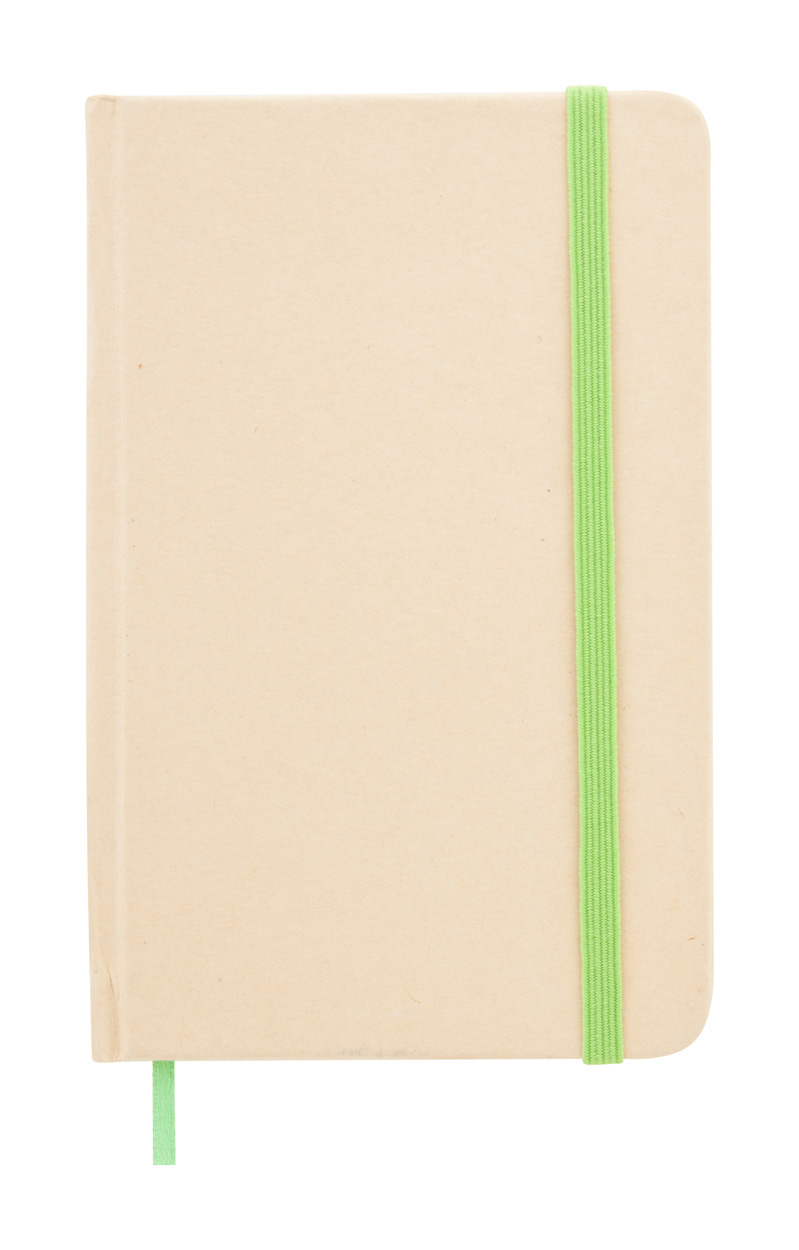 Zápisník z recyklovaného papíru - Zelená