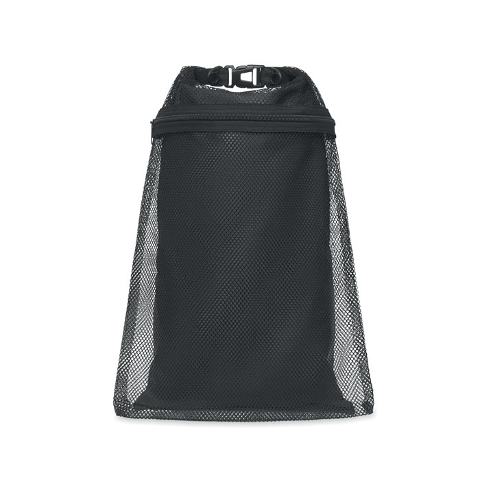 Vodotěsná taška 6L s popruhem - Černá