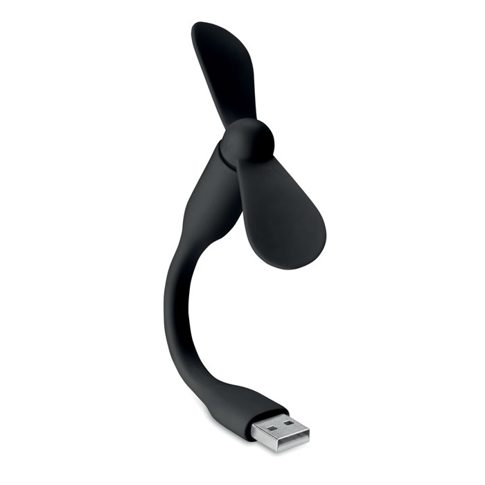 Přenosný ventilátor USB - Černá